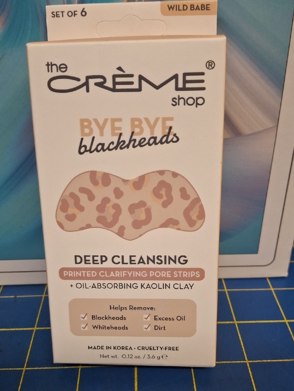 The Crème Shop Bye Bye Blackheads Deep Cleansing Pore Strips Wild Babe 6ct Box